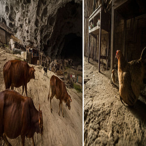 Giant Cave In China Has 100 People Living Inside