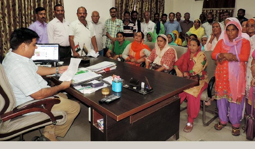 villagers met with sp 