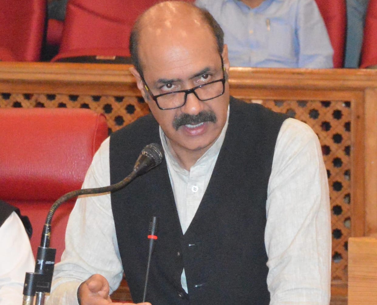 jammu kashmir pdp terminated Syed Basharat Bukhari and Peer Muhammad Hussain leaders from party