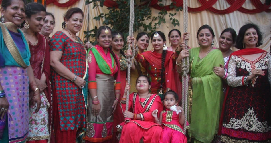 teej festival, teej celebration, IAS Retd aarti naiyer, citizen association ladies wing, chandigarh,