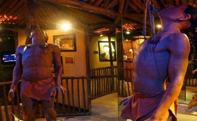 torture religious ceremony of the Mandan tribe