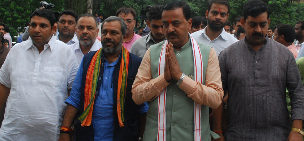Aunt nephew together run government: Keshav Maurya