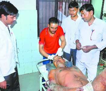 Bloody conflicts in land disputes, Throwing grenades