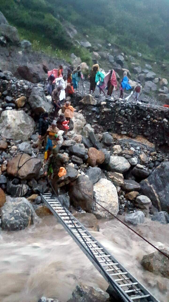 Forty pilgrims were sent to rescue the destination