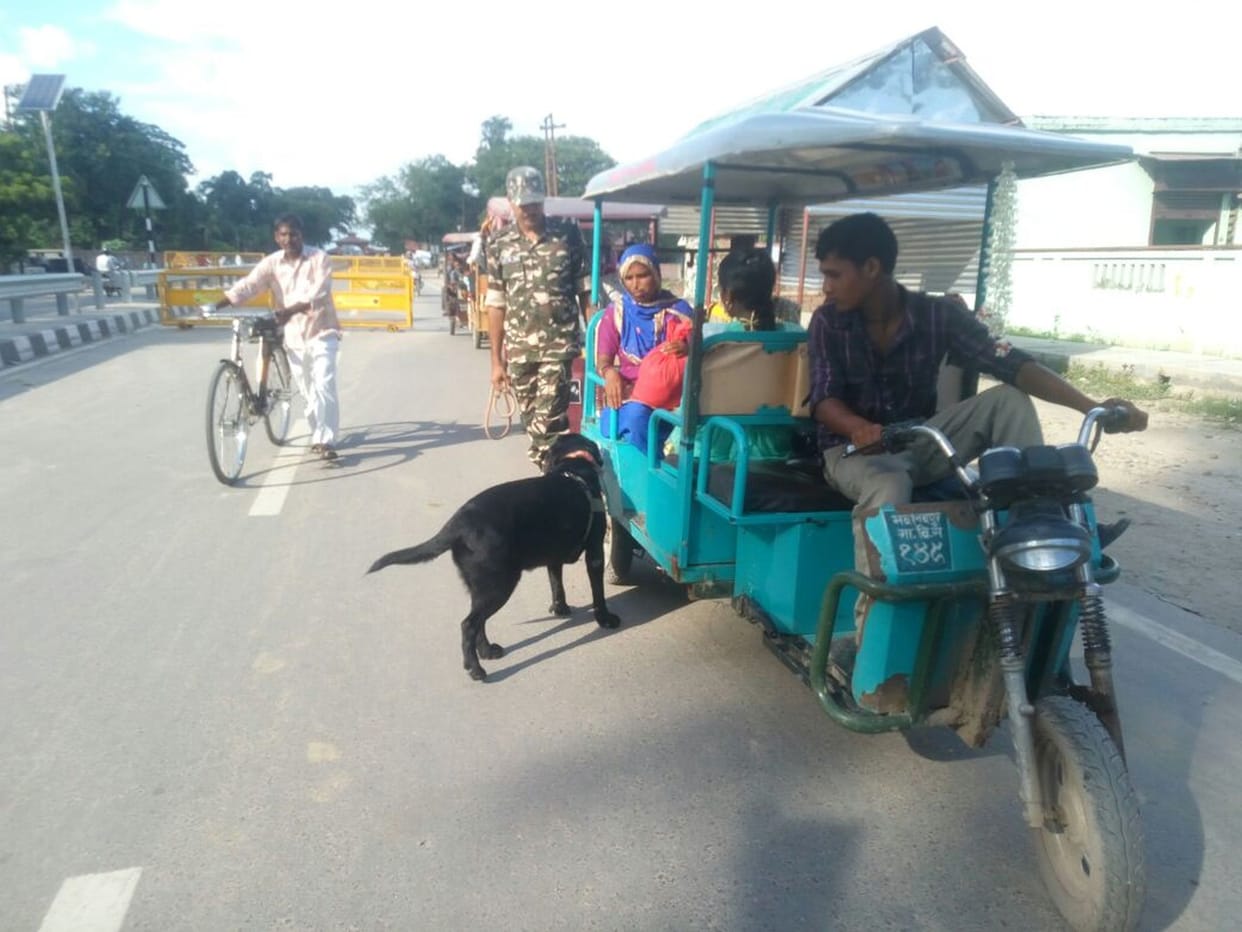 Search on Nepal border 
