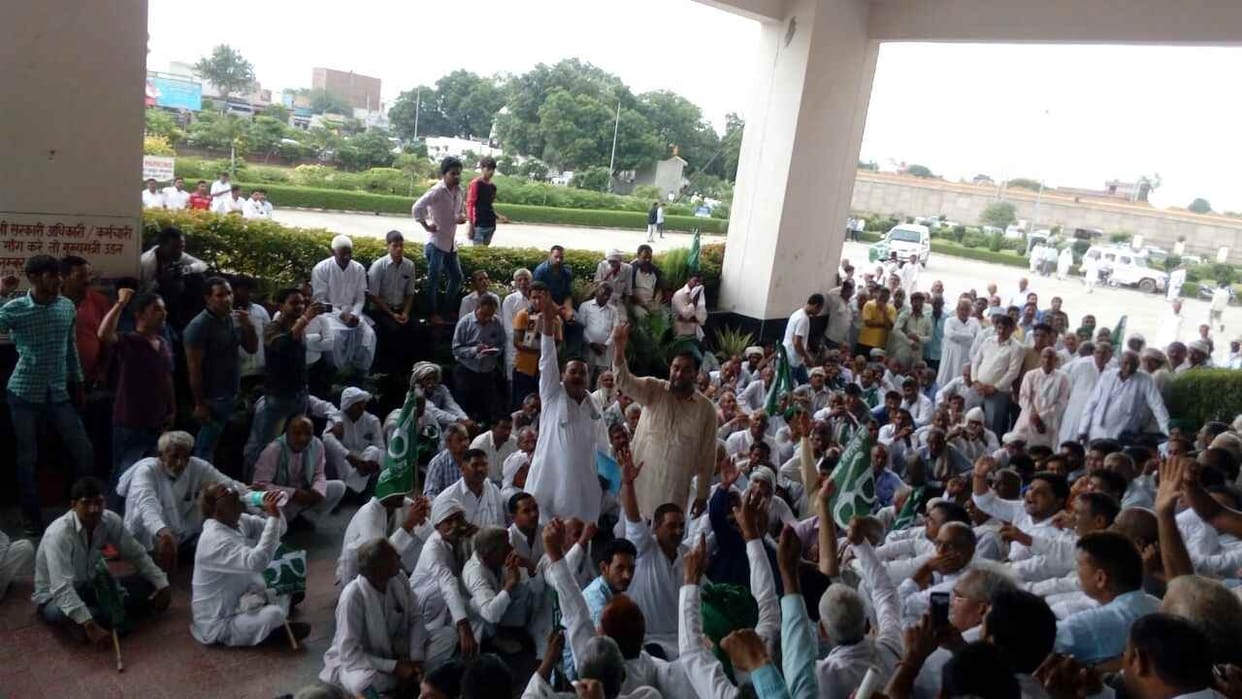 Opposition took to the streets to protest government