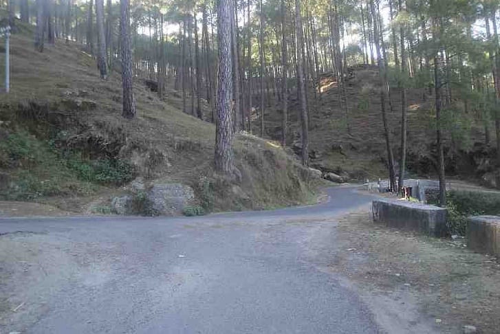 Road will not in Ranikhet