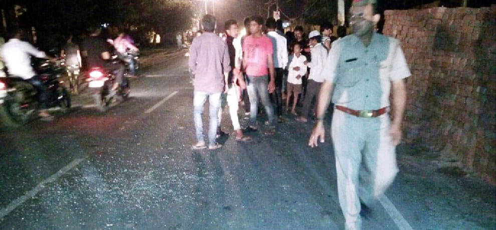 watch attack on brajpal tewatiya in pictures