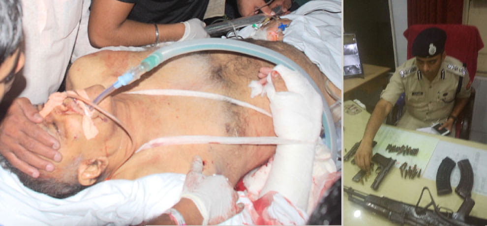 Bjp leader removed from Ventiletr, open eyes after improvement