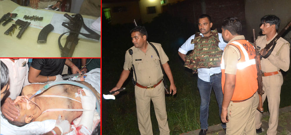 brajpal teotia attack in ghaziabad:  police raid in six states