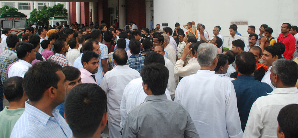    Brajpal teotia removed from the ventilator for five minutes