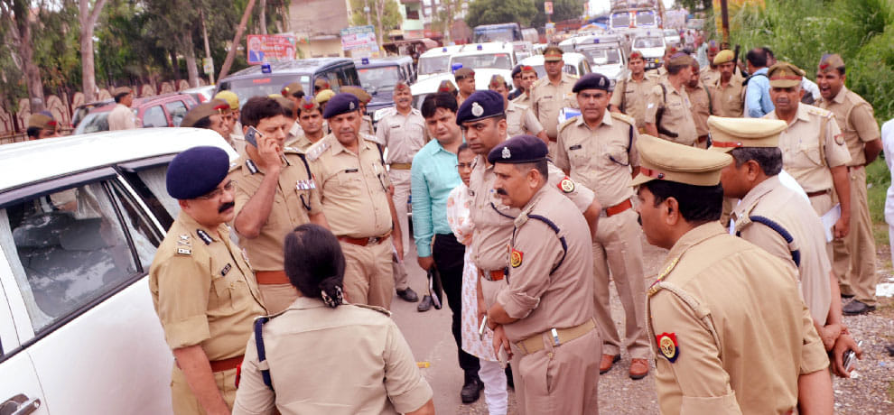 Main accused arrested of attack on bjp leader teotia