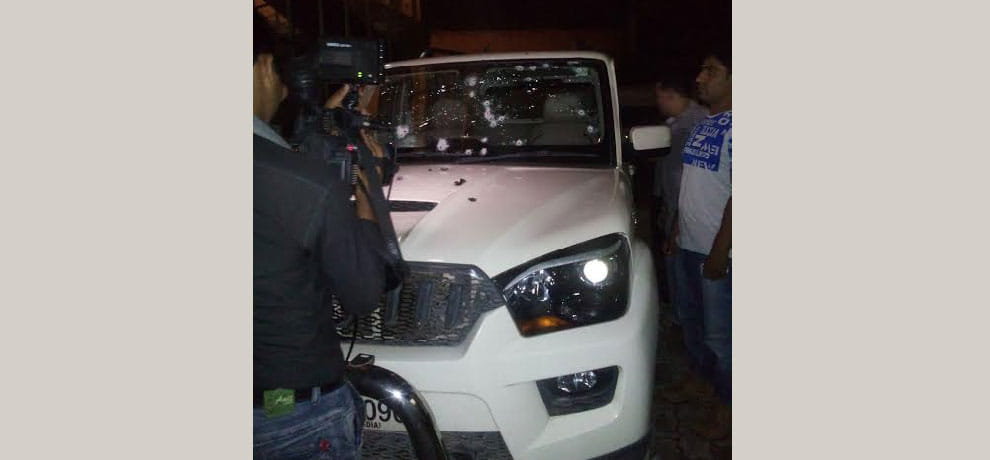watch attack on brajpal tewatiya in pictures