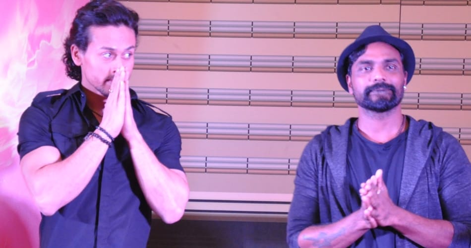 jackie shroff son tiger shroff and remo d'souza chandigarh visit for flying jatt promotion