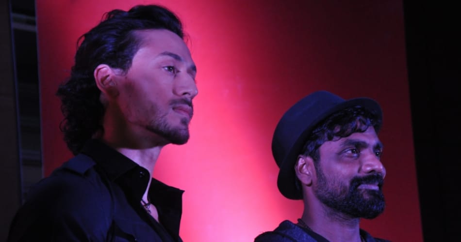 jackie shroff son tiger shroff and remo d'souza chandigarh visit for flying jatt promotion