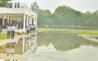 rainfall in karnal, electricity cut, water overflow, karnal