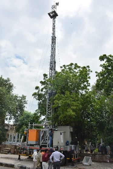    10 mobile towers, cut the connection, without, permission, running, panchkula, hud, 