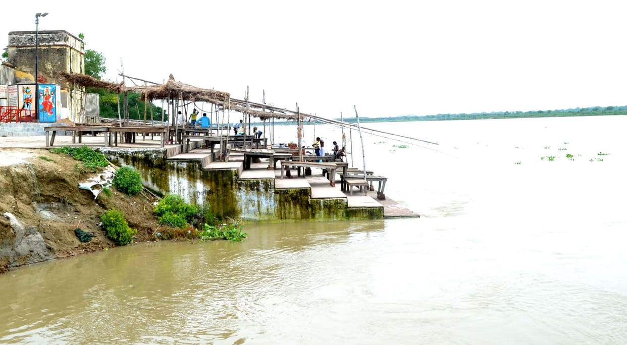 Ganga near danger mark