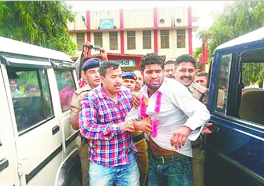 ABVP activists and police clash