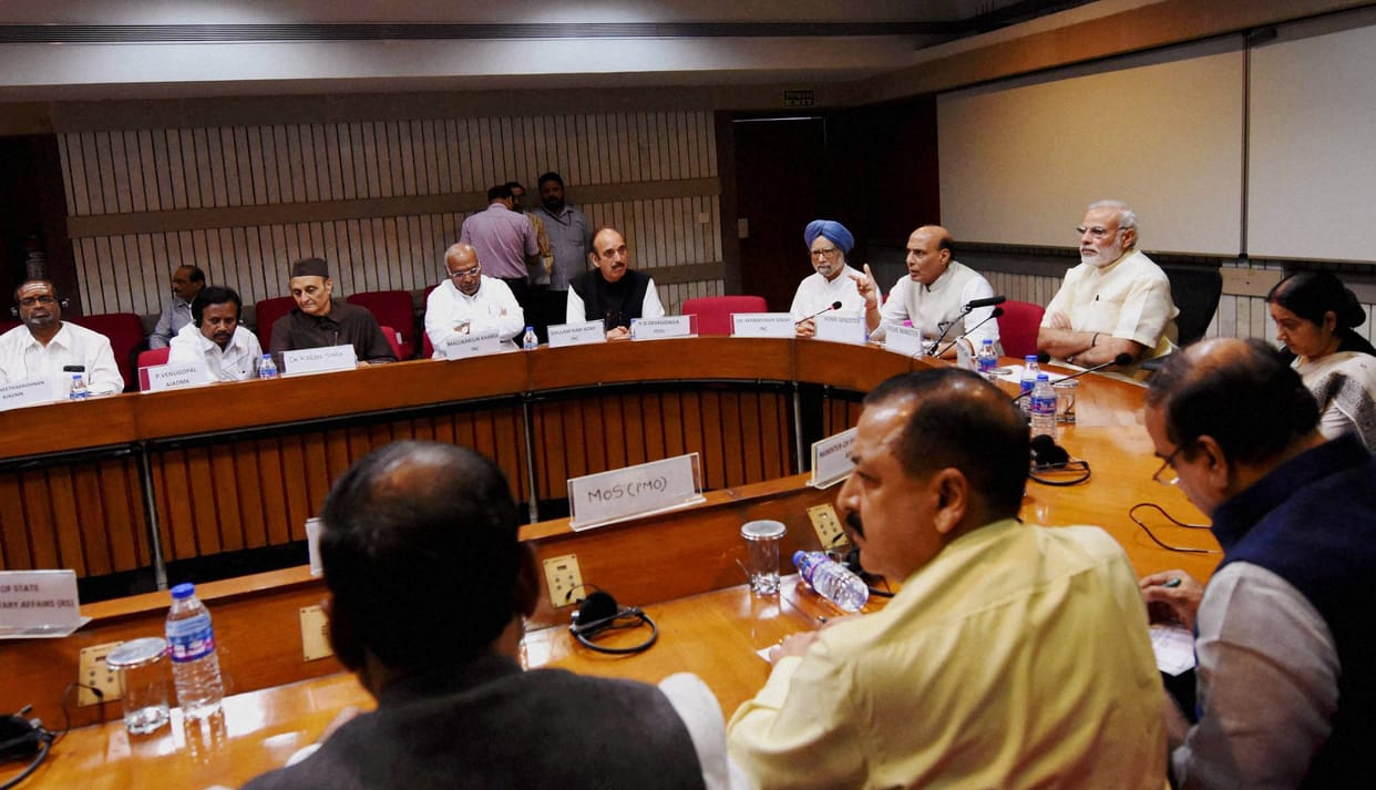 BJP-PDP said "good start" on all  party meeting 