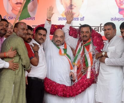 amit shah in kakori in Uttar Pradesh.