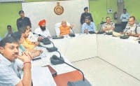 cm meeting, officers, Appreciated at work, carelessly trampled on, karnal