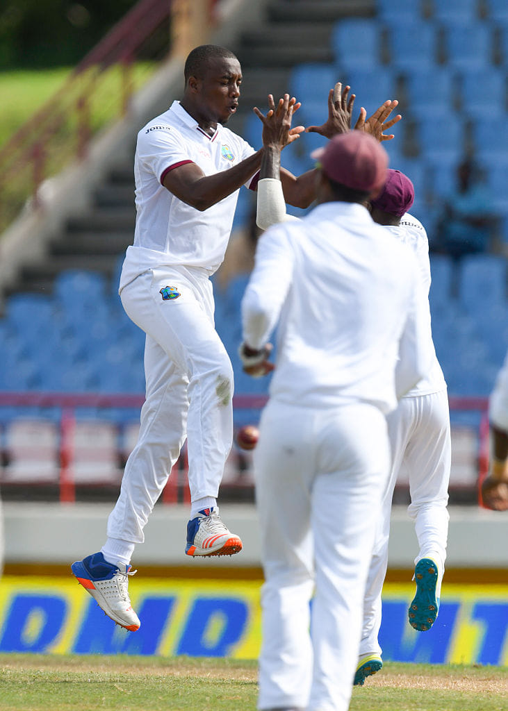 India Vs West Indies 3rd Test Day Four Stumps