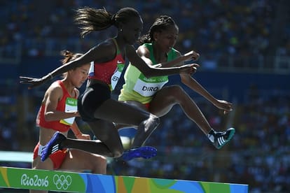 inspirational run by Ethiopian athlete 