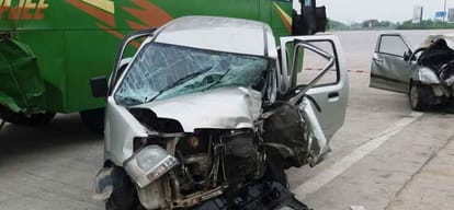 Accident on Yamuna Expressway, death of eight