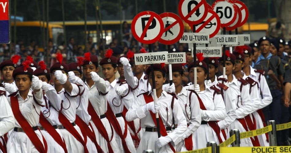 full dress reharsal for independence day celebration in prade ground chandigarh