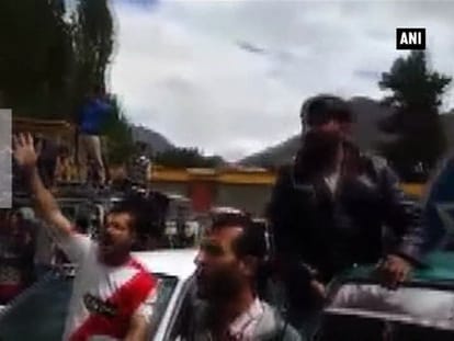 Locals protest in Pakistan-occupied Gilgit-Baltistan against crackdown by Pakistani security forces