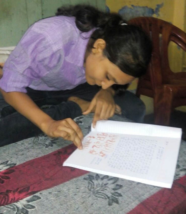 Daughter wrote letters to arrest blood