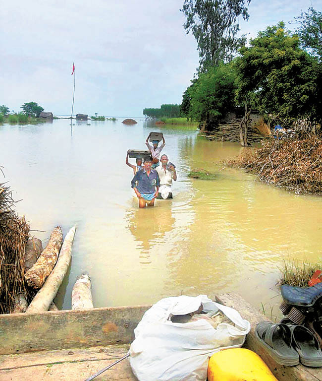 water level increased again 