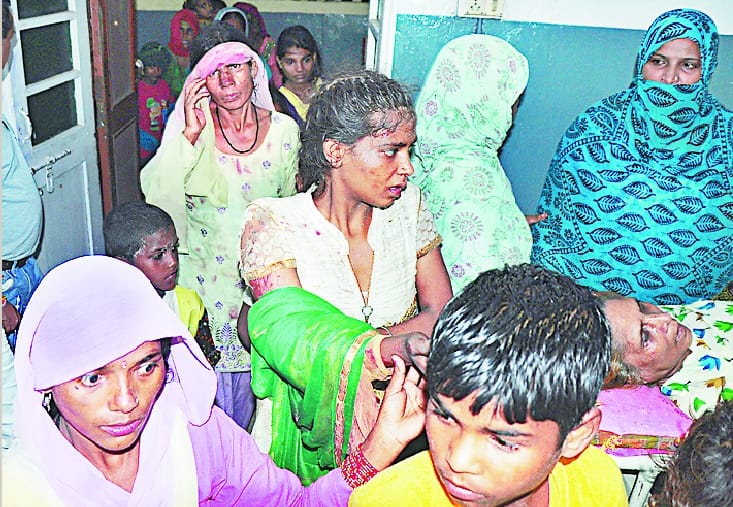 Devotees filled trolley turnaround