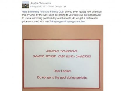 Gym bans women to use swimming pool during their periods