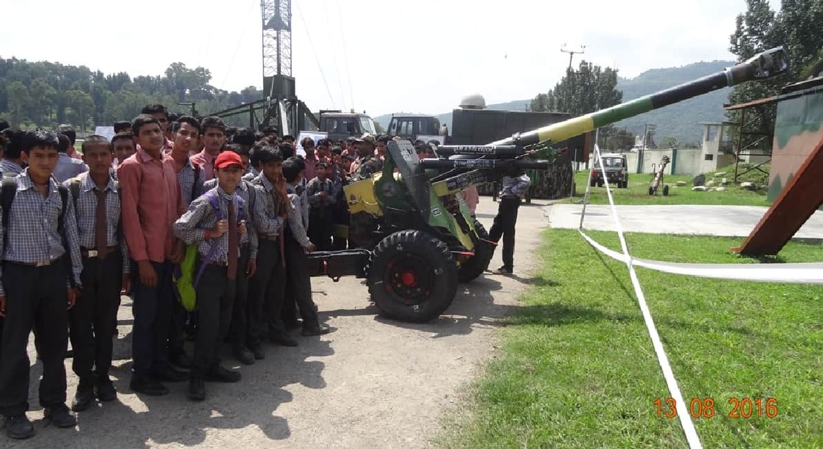arms exhibition by army