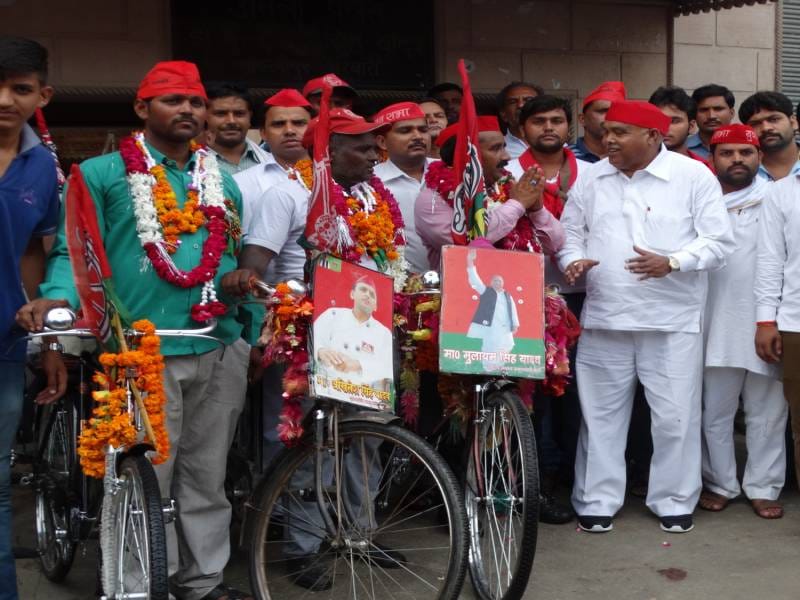 saikil yaatra ka sapaiyon ne kiya svaagat