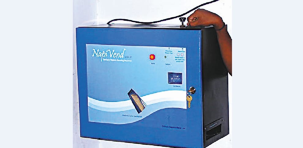 Padman Sanitary napkin will get from vending machine
