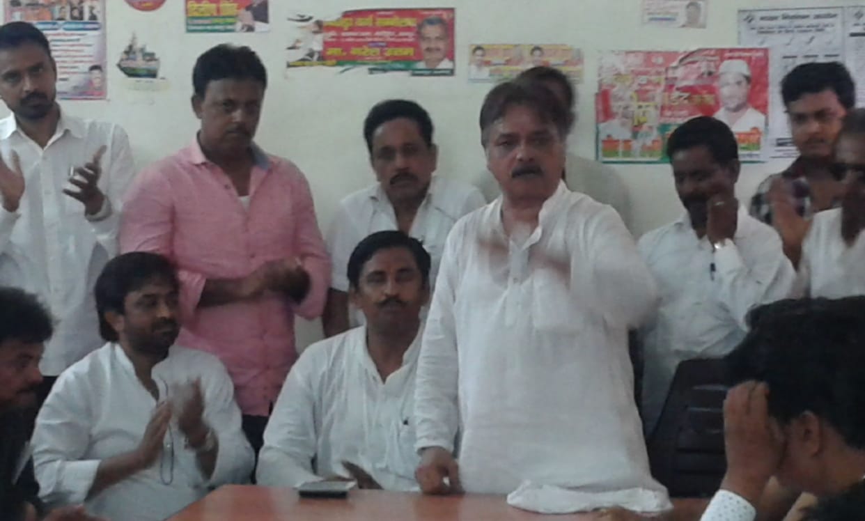 SP metropolis president fires on MLA irfan solanki, said the party's image tarnished by him