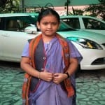 सुषमा स्वराज के गेटअप में बच्ची