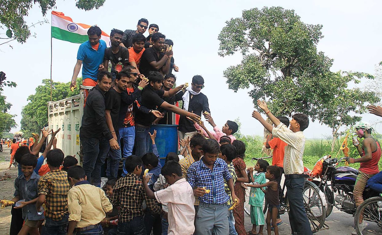 Shiva Jalabhishek Descended to Kanvdia
