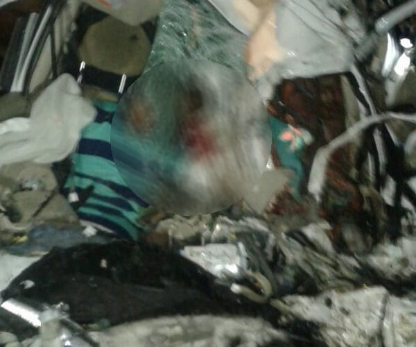 Eight died in an accident in faizabad.
