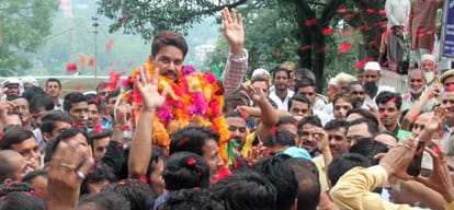 BCCI President Anurag Thakur Tiranga Yatra in Himachal
