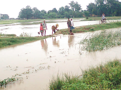 Rpta rain poured, highway closed