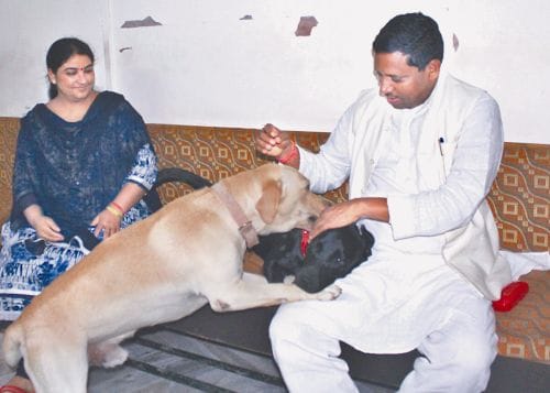 Katheriya got dog, police Relief