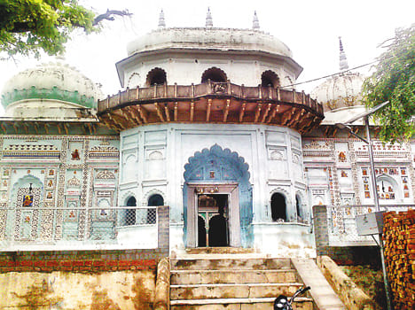 Radhakrishna temple used to make fighter tactics