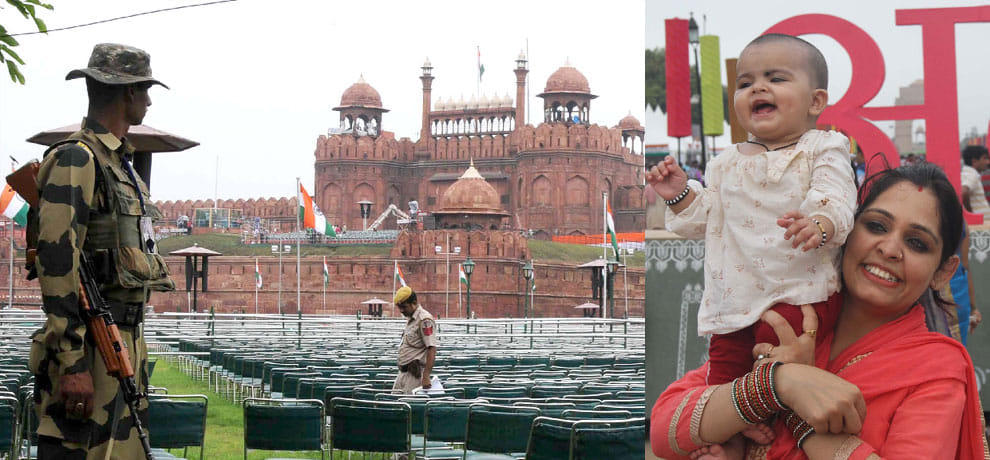   Country is  Celebrating the independence celebration, security is tight from earth to sky