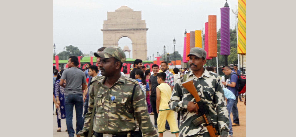   Country is  Celebrating the independence celebration, security is tight from earth to sky
