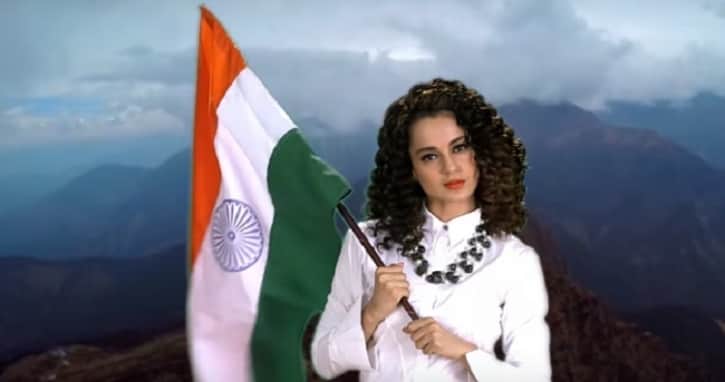 Kangana Ranaut show the patriotism, music video viral