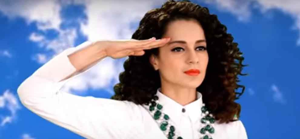 Kangana Ranaut show the patriotism, music video viral